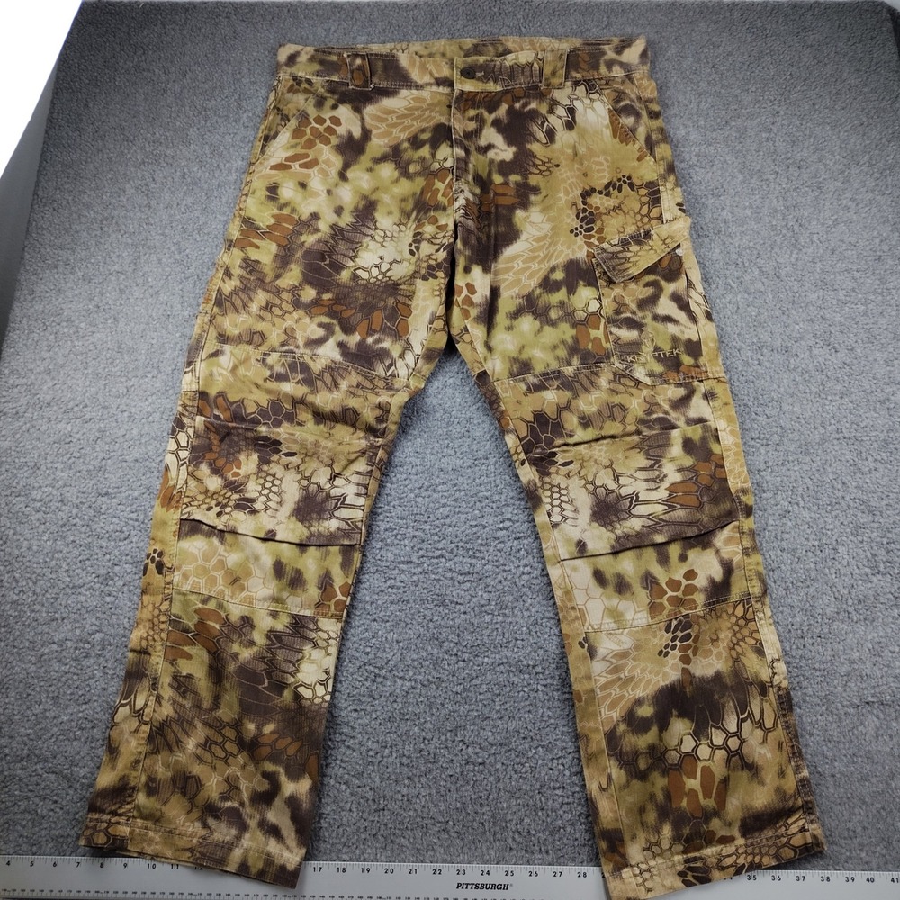 Kryptek Stalker Pants Mens XL Highlander Camo Cargo Tactical Outdoor